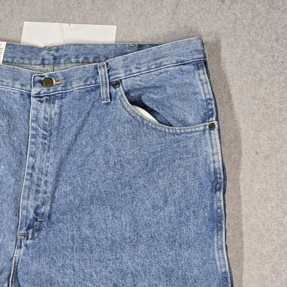 Wrangler Men Jeans 40X30 Blue Denim 96501SL Regular Fit Jeans 30